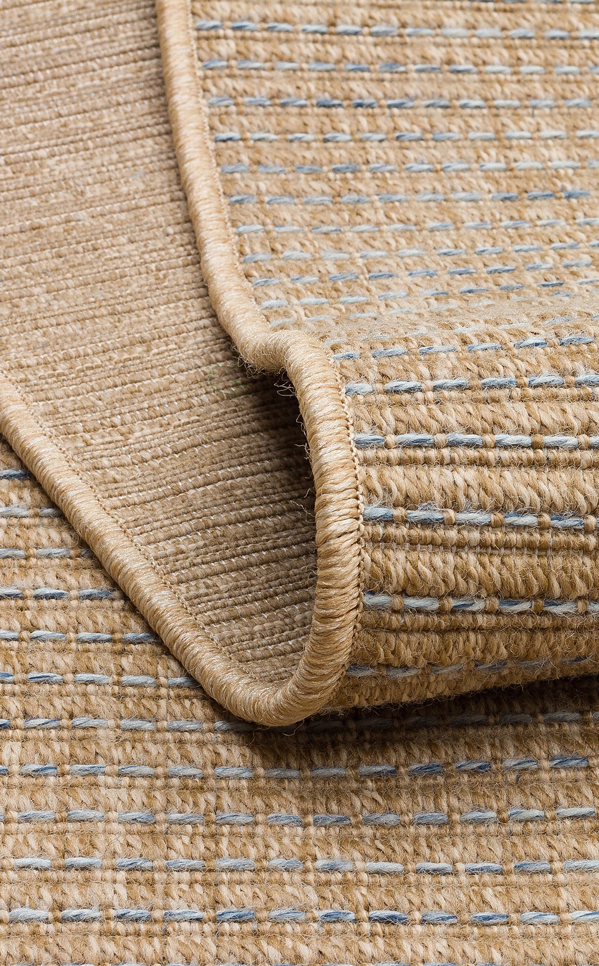 Durable Carpet with Sisal Jute Straw Look, Suitable for Indoor and Outdoor, Lint-Free, Cleanable