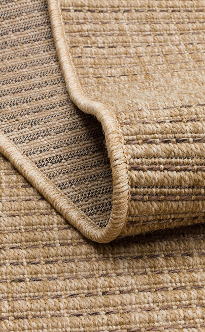 Durable Carpet with Sisal Jute Straw Look, Suitable for Indoor and Outdoor, Lint-Free, Cleanable