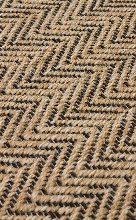 Durable Carpet with Sisal Jute Straw Look, Suitable for Indoor and Outdoor, Lint-Free, Cleanable