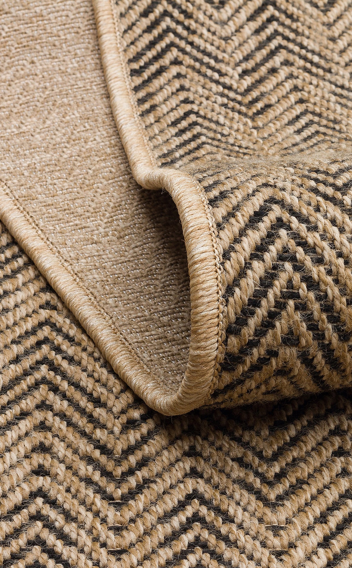 Durable Carpet with Sisal Jute Straw Look, Suitable for Indoor and Outdoor, Lint-Free, Cleanable