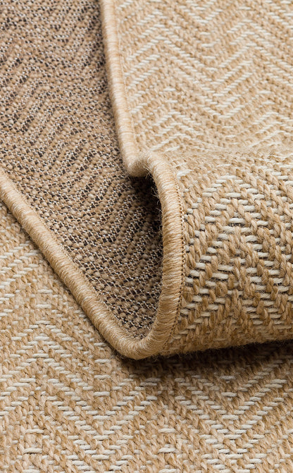 Durable Carpet with Sisal Jute Straw Look, Suitable for Indoor and Outdoor, Lint-Free, Cleanable