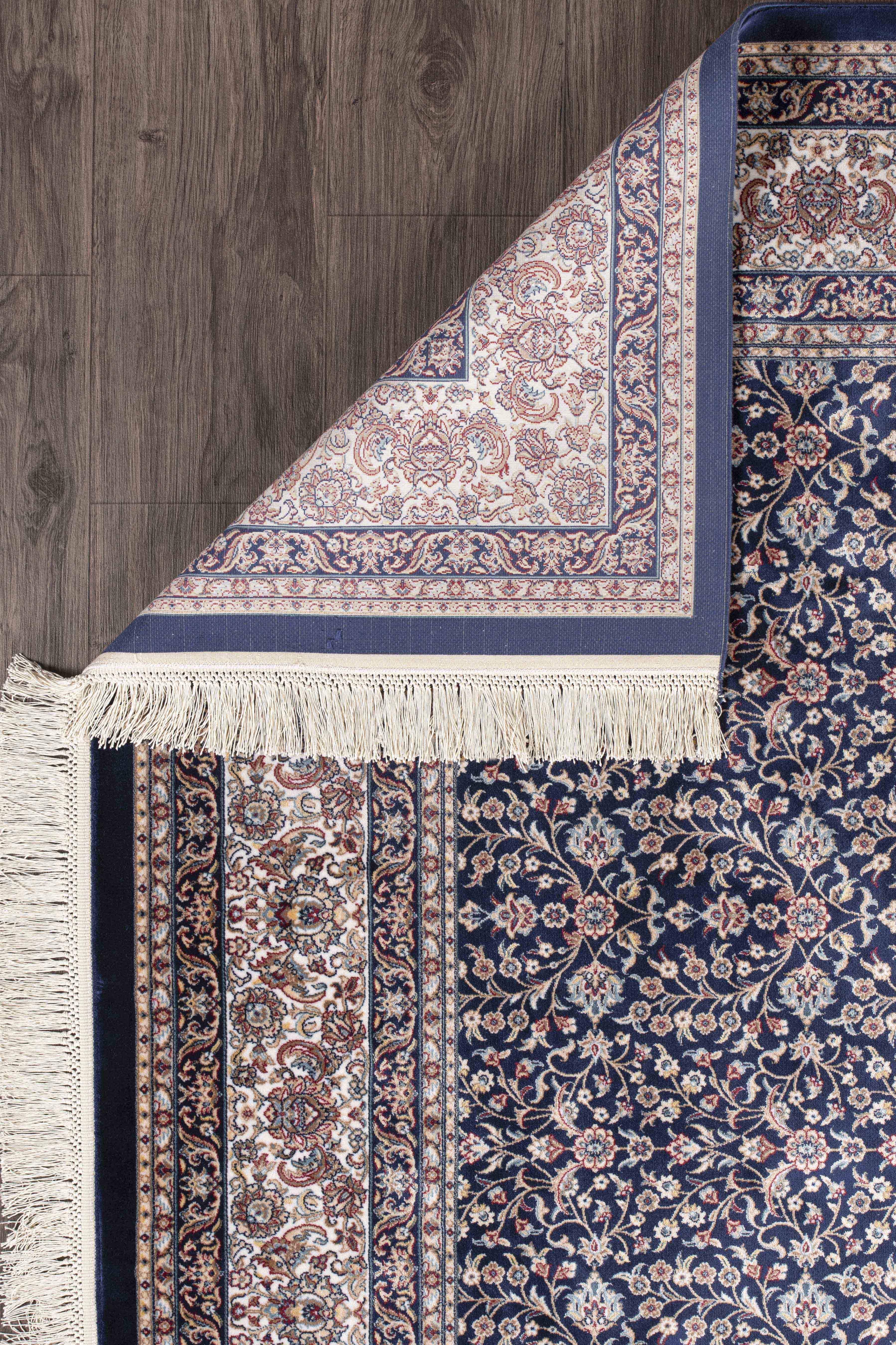 Tebriz Çok Renkli Floral Desenli İpeksi Dokulu Makine Halısı | Salon Oturma Odası Koridor Yolluk Zarif Lüks Premium