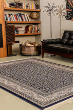 Tabriz Multicolor Floral Design Silky Textured Machine-Made Rug | Living Room Lounge Hallway Runner Elegant Luxury Premium