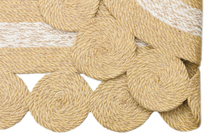 Knitted Straw Anti-Dust Antiallergic Colored Jute Carpet Living Room Kitchen Hallway Entrance Carpet