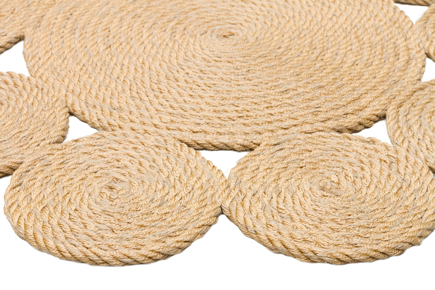 Knitted Straw Anti-Dust Antiallergic Colored Jute Carpet Living Room Kitchen Hallway Entrance Carpet