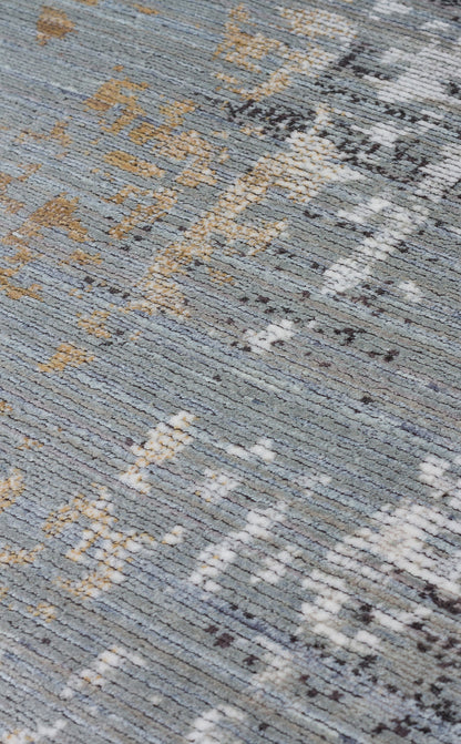 High Quality Closely Woven Modern Soft Textured Gray Gold Color Custom Living Room Carpet