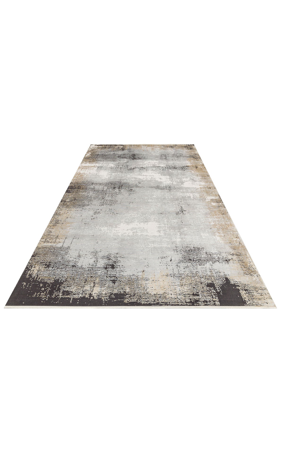 High Quality Closely Woven Modern Soft Textured Gray Gold Color Custom Living Room Carpet