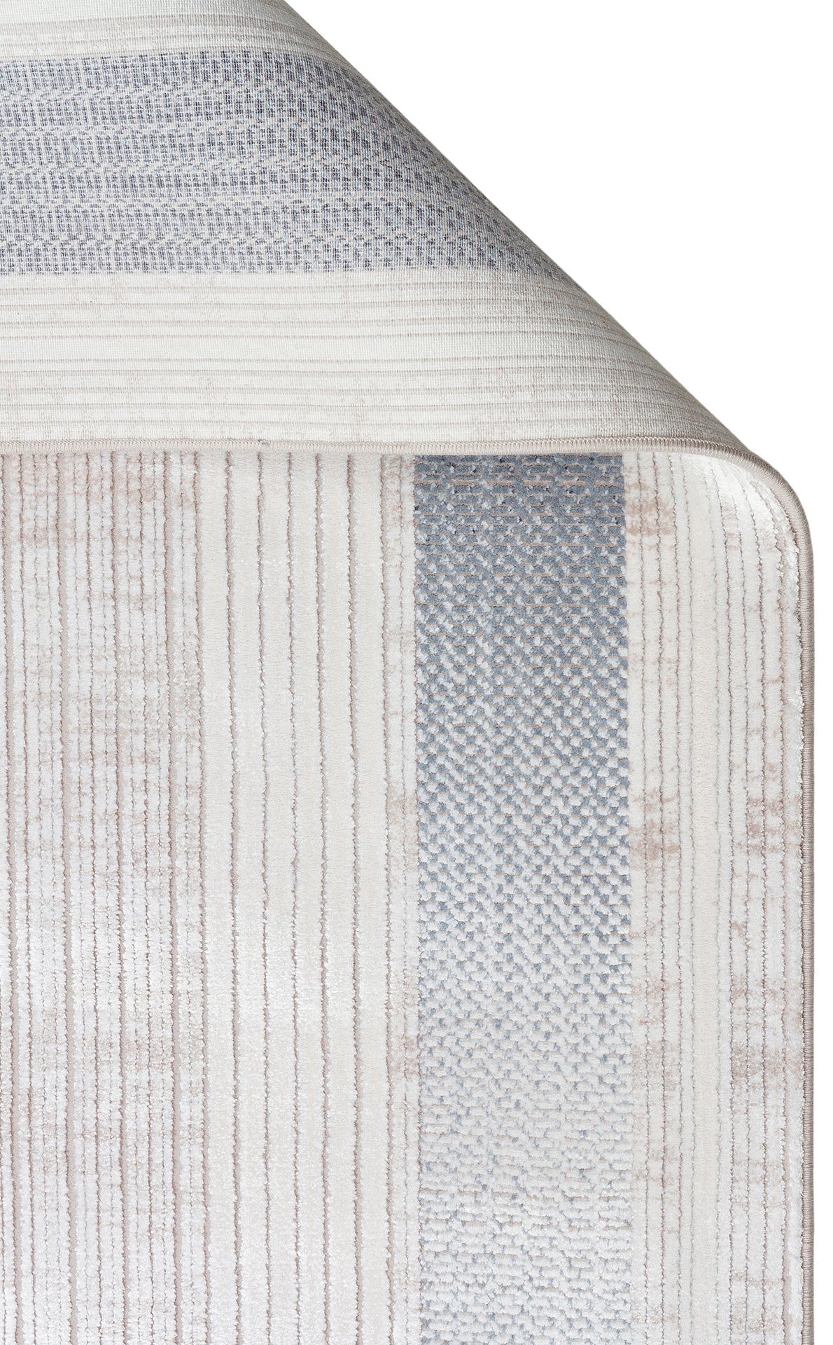 High Quality Closely Woven Modern Soft Textured Cream Blue Color Custom Living Room Carpet