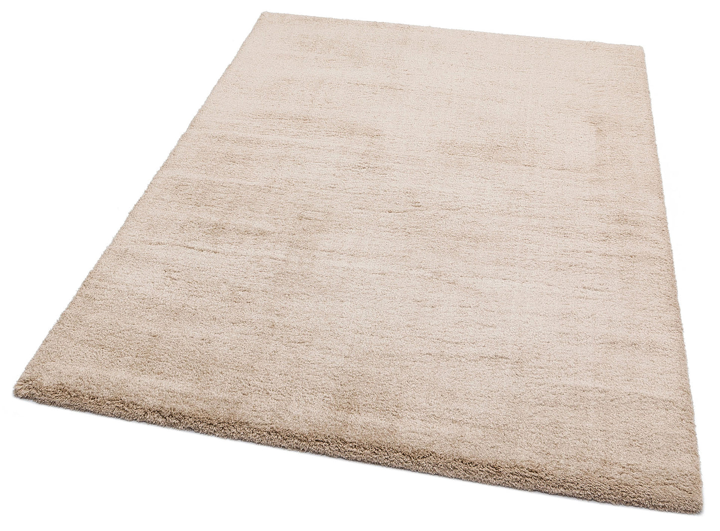 Soft Textured Fluffy Easy to Use Bedroom Living Room Carpet Antiallergic Modern Beige Shaggy Carpet