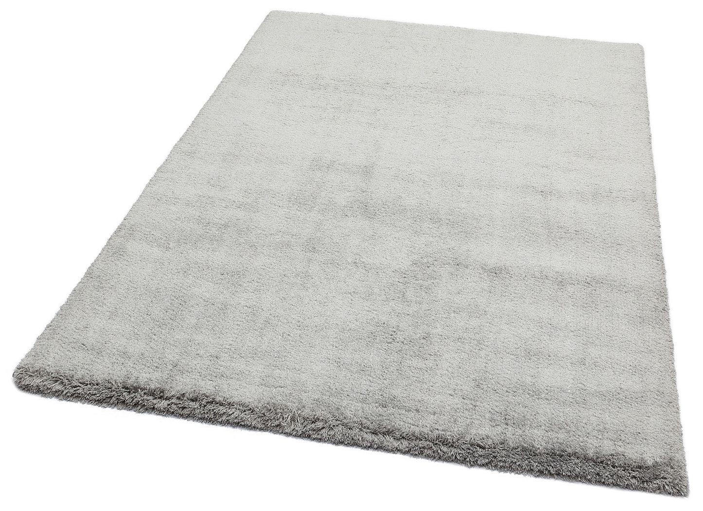 Soft Textured, Fluffy, Easy to Use, No Lint, Dust-Proof, Antiallergic, Modern Gray Shaggy Carpet