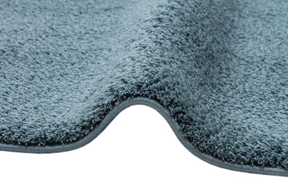 Soft Textured, Fluffy, Easy to Use, No Lint and Dust, Antiallergic, Modern Blue Shaggy Carpet