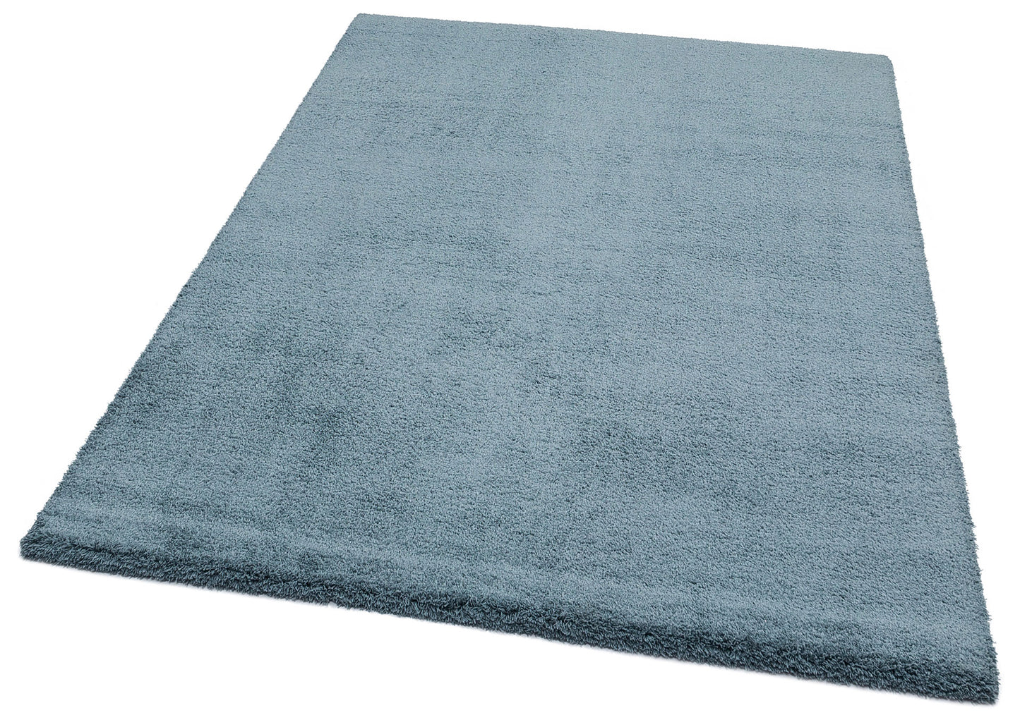 Soft Textured, Fluffy, Easy to Use, No Lint and Dust, Antiallergic, Modern Blue Shaggy Carpet