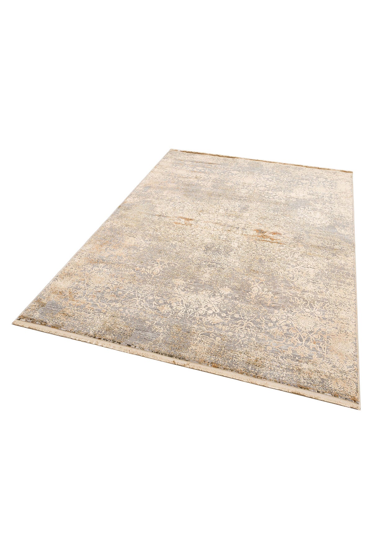 Lidya Dyed Bakır Vintage Overdyed Salon Halısı Dokulu Parlak Sık Dokuma Klasik Dekoratif Tasarım