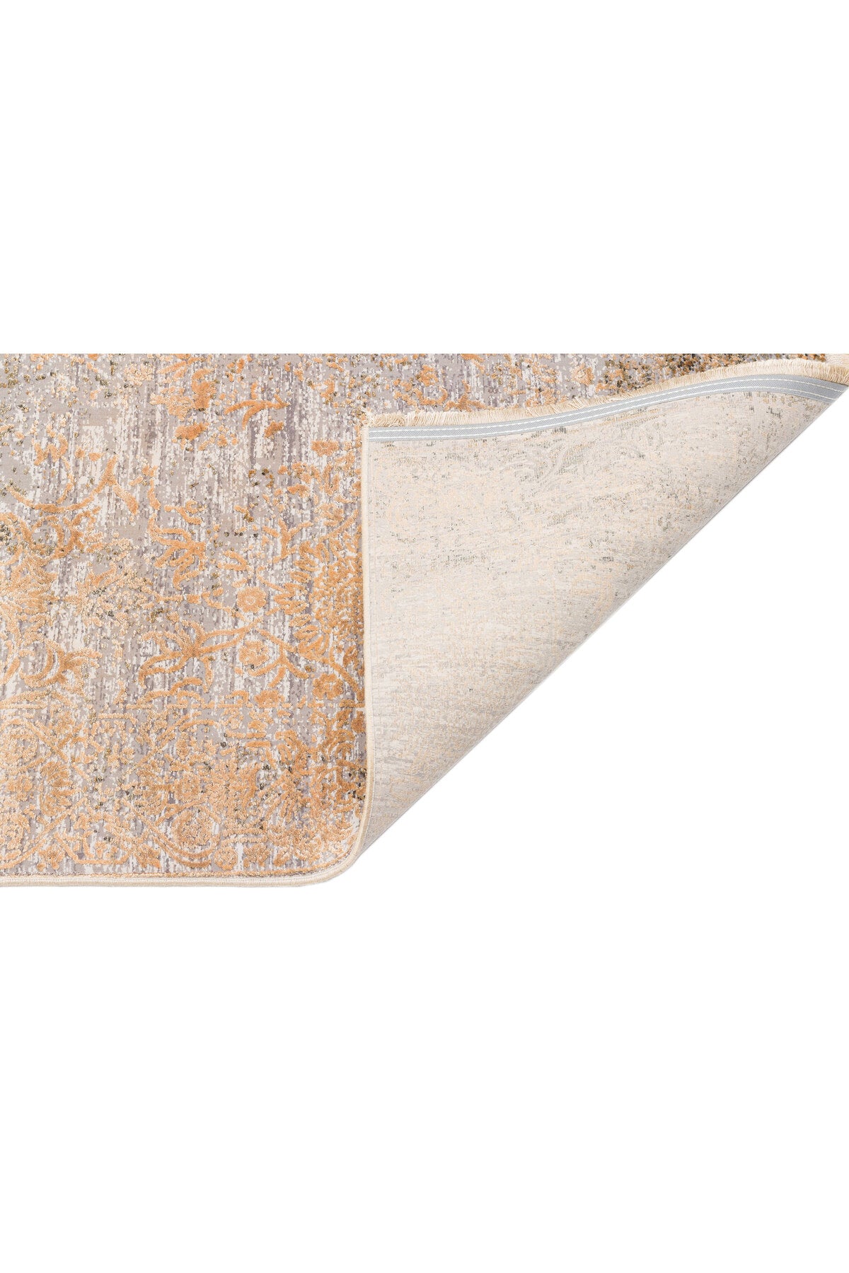 Lidya Dyed Bakır Vintage Overdyed Salon Halısı Dokulu Parlak Sık Dokuma Klasik Dekoratif Tasarım