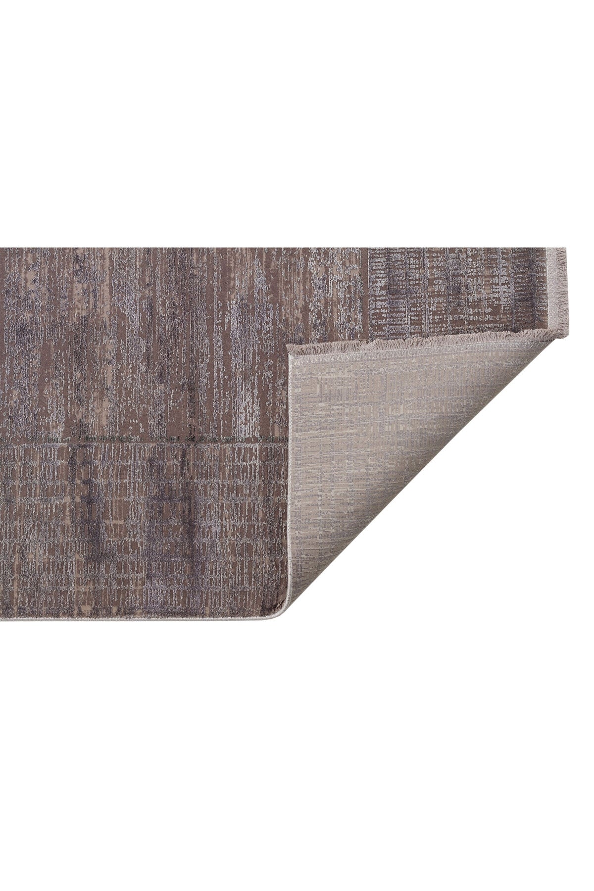 Lidya Dyed Vintage Çerçeveli Gri Salon Halısı Dokulu Parlak Sık Dokuma Klasik Dekoratif Tasarım