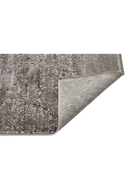 Lidya Dyed Yeşil Vintage Overdyed Salon Halısı Dokulu Parlak Sık Dokuma Klasik Dekoratif Tasarım