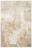 Lidya Vintage Gold Color Bamboo Viscose Acrylic Abstract Pattern Tightly Woven Classic Modern Living Room Rug