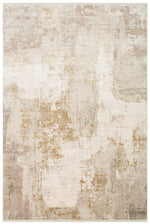 Lidya Vintage Gold Color Bamboo Viscose Acrylic Abstract Pattern Tightly Woven Classic Modern Living Room Rug