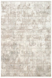 Lidya Classic Beige Cream Bamboo Viscose Acrylic Abstract Patterned Tightly Woven Modern Living Room Rug