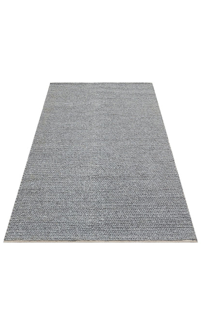 Natural Sweater Knit Patterned Hand-Woven Knitted Gray Carpet Living Room Kitchen Hallway Carpet