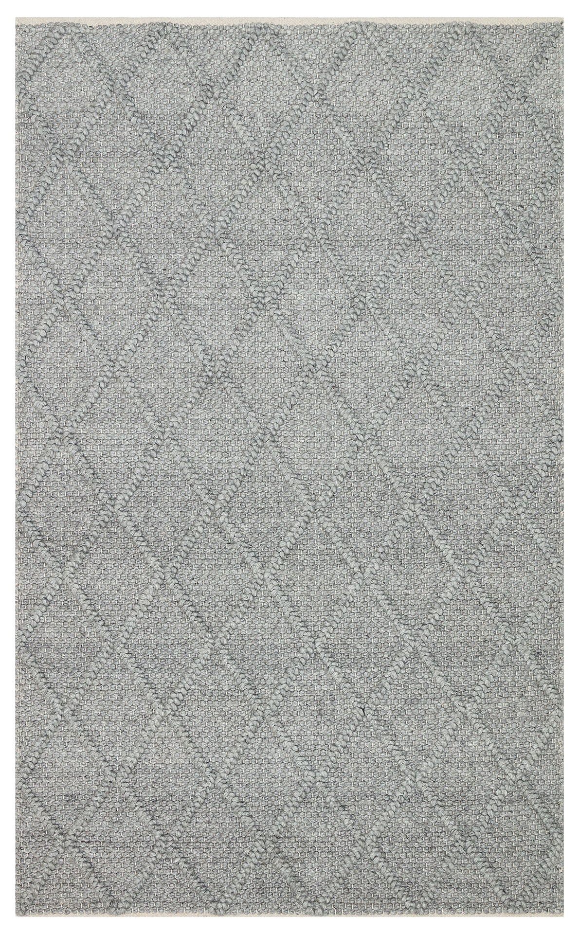 Natural Sweater Knit Patterned Hand-Woven Knitted Gray Carpet Living Room Kitchen Hallway Carpet