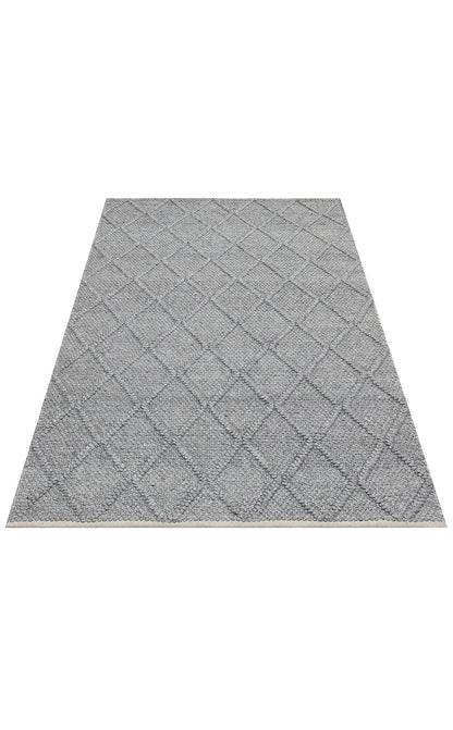 Natural Sweater Knit Patterned Hand-Woven Knitted Gray Carpet Living Room Kitchen Hallway Carpet