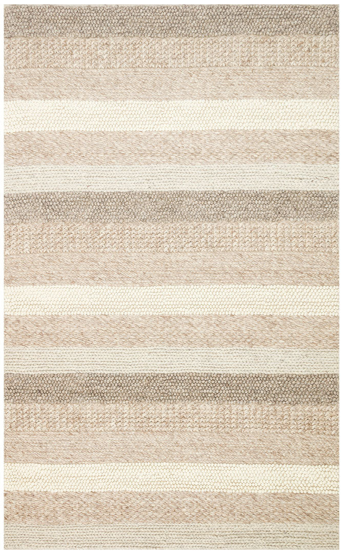 Natural Hand-Woven Knitted Carpet with Natural Sweater Knitted Pattern