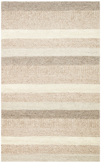 Natural Hand-Woven Knitted Carpet with Natural Sweater Knitted Pattern