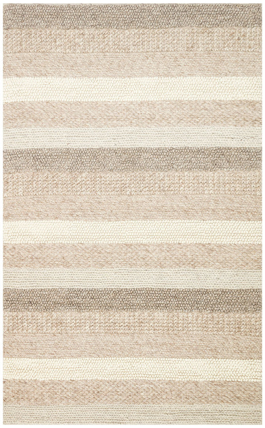 Natural Hand-Woven Knitted Carpet with Natural Sweater Knitted Pattern