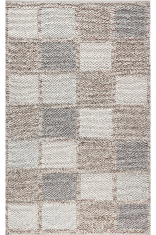 Natural Sweater Knitted Patterned Natural Wool Hand-Woven Knitted Carpet Living Room Hallway Kitchen Living Room Carpet