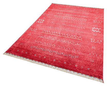 Authentic Patterned Hand Woven Natural Material Red Uşak Carpet Living Room Kitchen Hallway Room Carpet