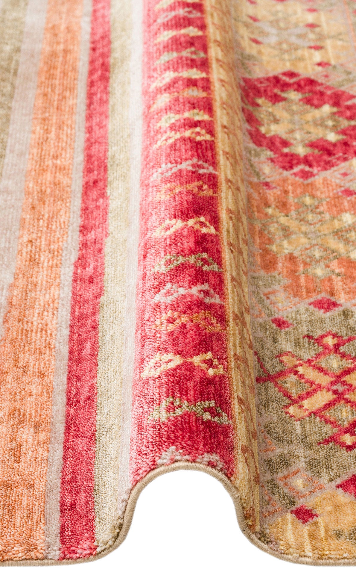 Authentic Patterned Hand Woven Natural Material Red Uşak Carpet Living Room Kitchen Hallway Room Carpet