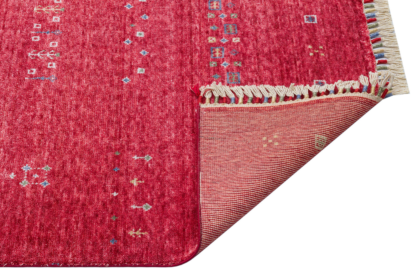 Authentic Patterned Hand Woven Natural Material Red Uşak Carpet Living Room Kitchen Hallway Room Carpet