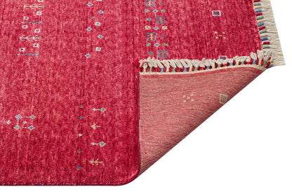 Authentic Patterned Hand Woven Natural Material Red Uşak Carpet Living Room Kitchen Hallway Room Carpet