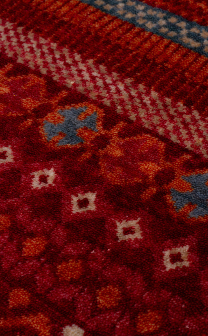 Authentic Patterned Hand Woven Natural Material Red Uşak Carpet Living Room Kitchen Hallway Room Carpet