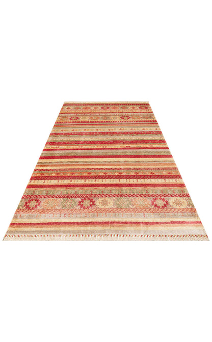 Authentic Patterned Hand Woven Natural Material Red Uşak Carpet Living Room Kitchen Hallway Room Carpet