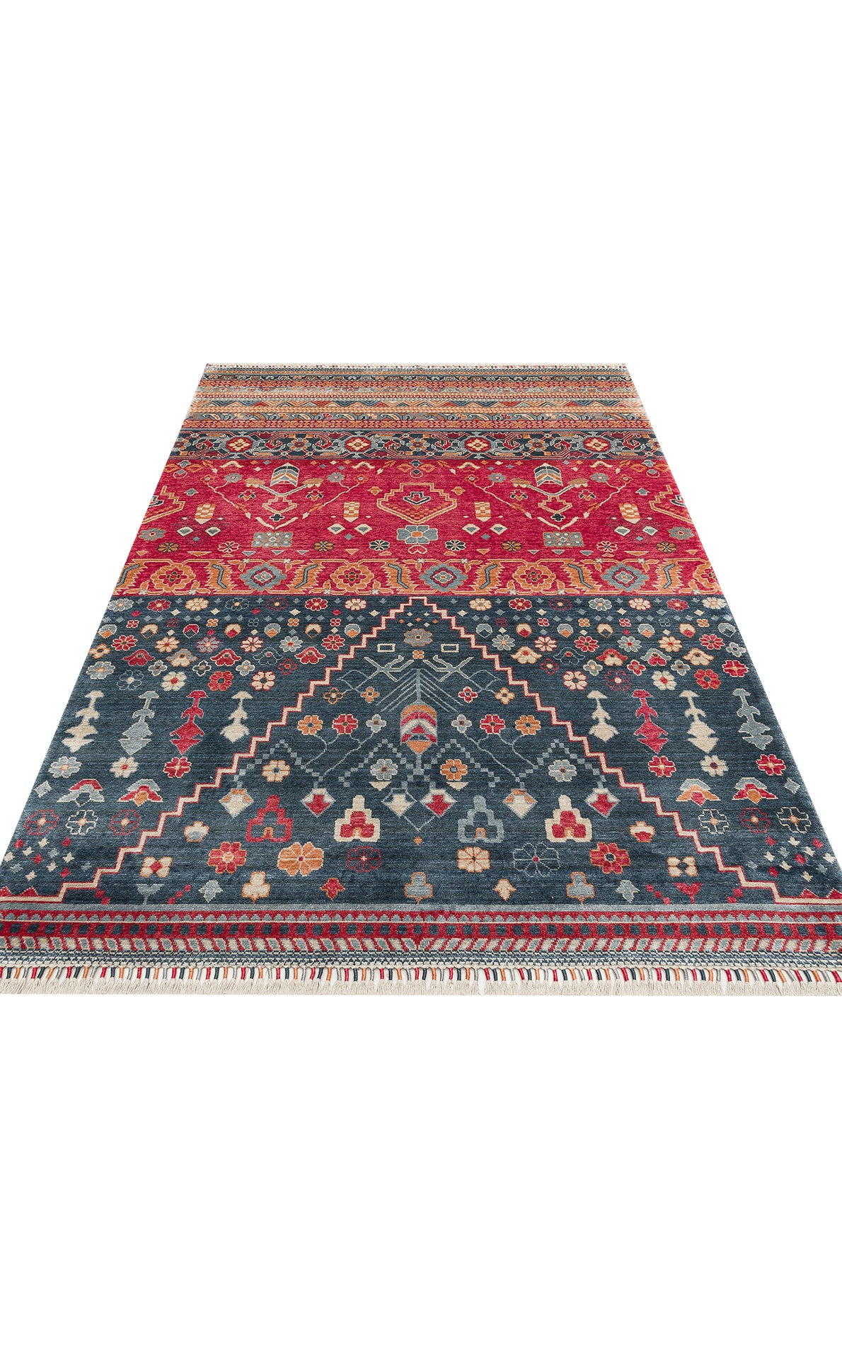 Authentic Patterned Hand Woven Natural Material Uşak Carpet Living Room Kitchen Hallway Room Carpet