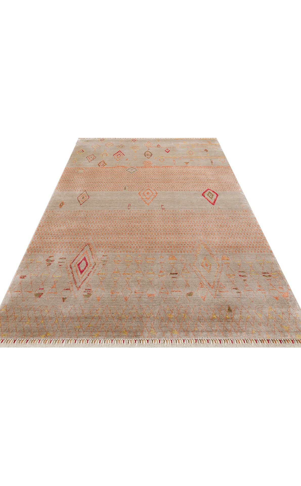 Authentic Patterned Hand Woven Natural Material Beige Uşak Carpet Living Room Kitchen Hallway Room Carpet