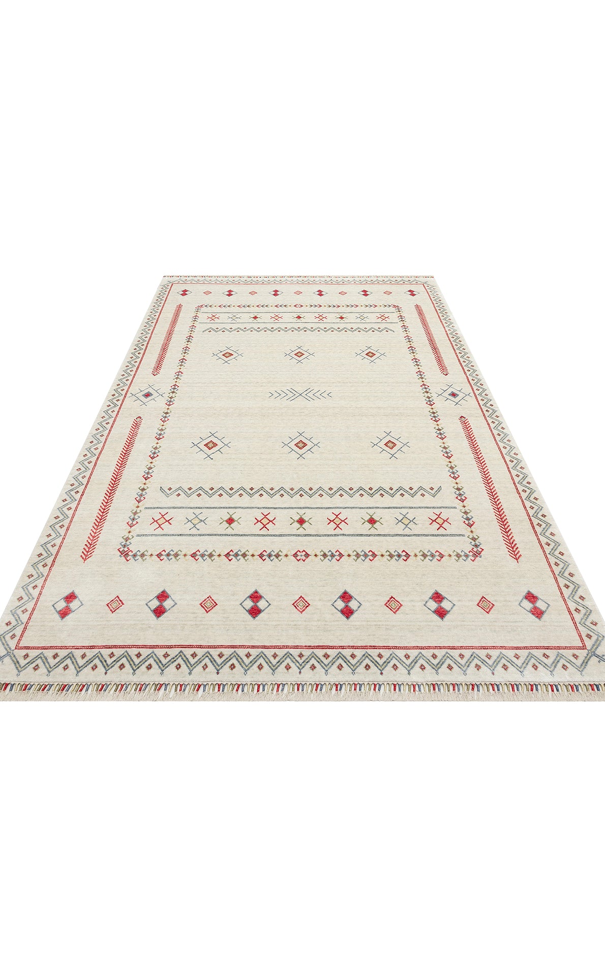 Authentic Patterned Hand Woven Natural Material Beige Uşak Carpet Living Room Kitchen Hallway Room Carpet