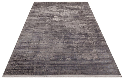 Sparkling Bamboo Natural High Quality Closely Woven Modern High Low Texture Gray Living Room Carpet