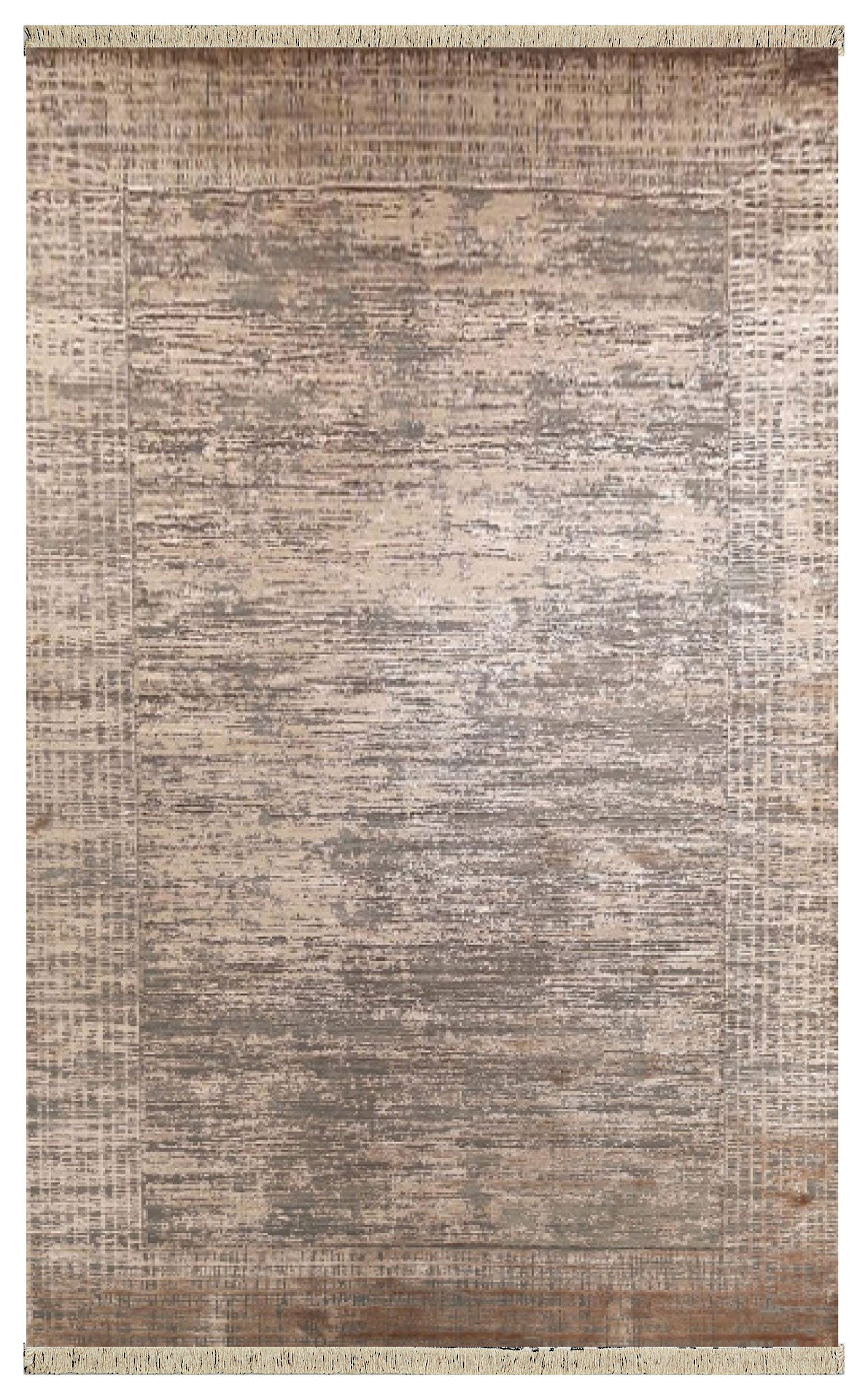 Luminous Bamboo Natural High Quality Closely Woven Modern High Low Textured Rose Pink Living Room Carpet