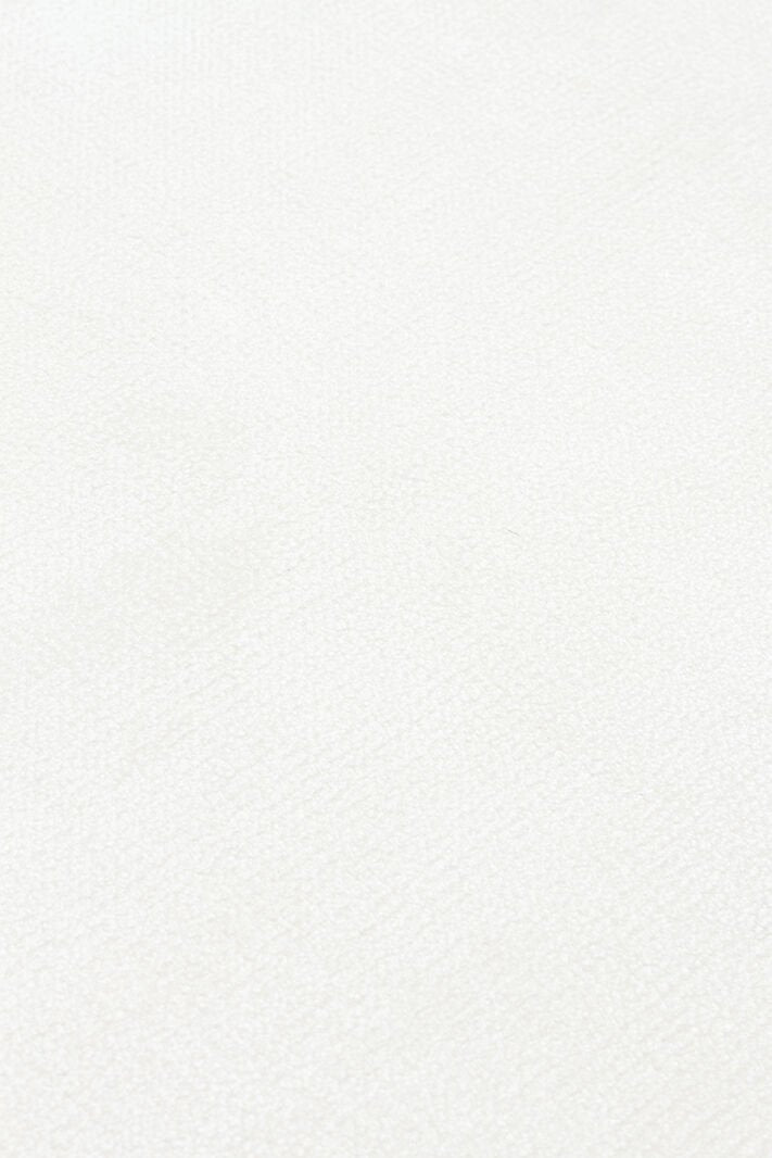Luma White Solid Color Simple Pure Bamboo Natural Material Rug Minimalist Bright Modern Luxury Living Room Rug - White