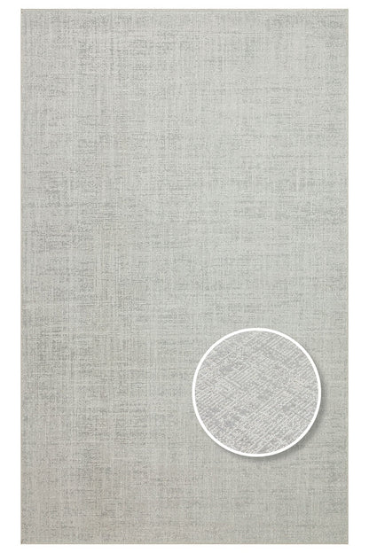 Modern Simple Patterned Single Color Gray Silver Machine Made Carpet Living Hall Hallway Kitchen Room Carpet