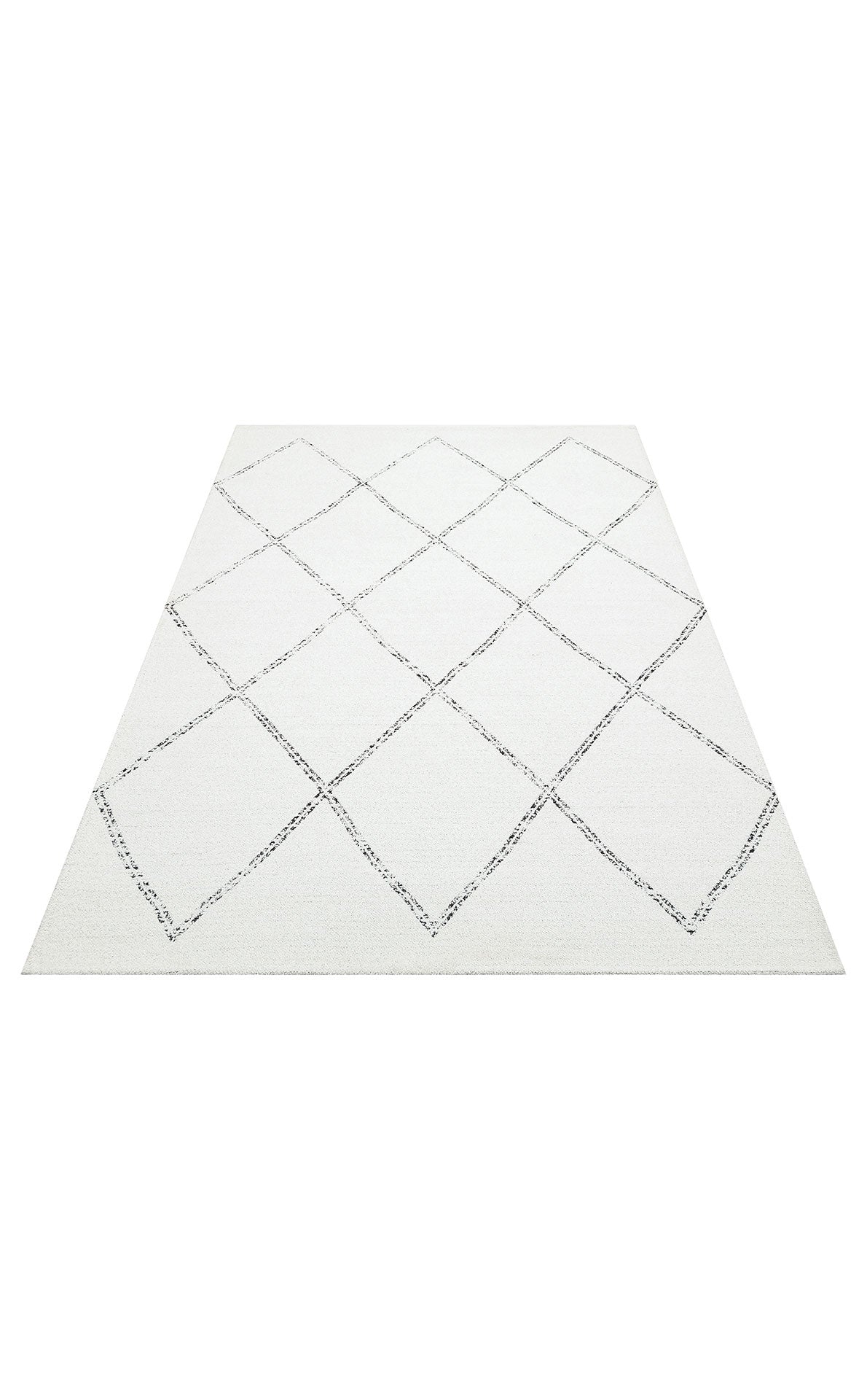 Special Moroccon Touch Pile Dust-Proof Anti-Slip Base Fine Woven Modern Black and White Carpet Living Room Carpet