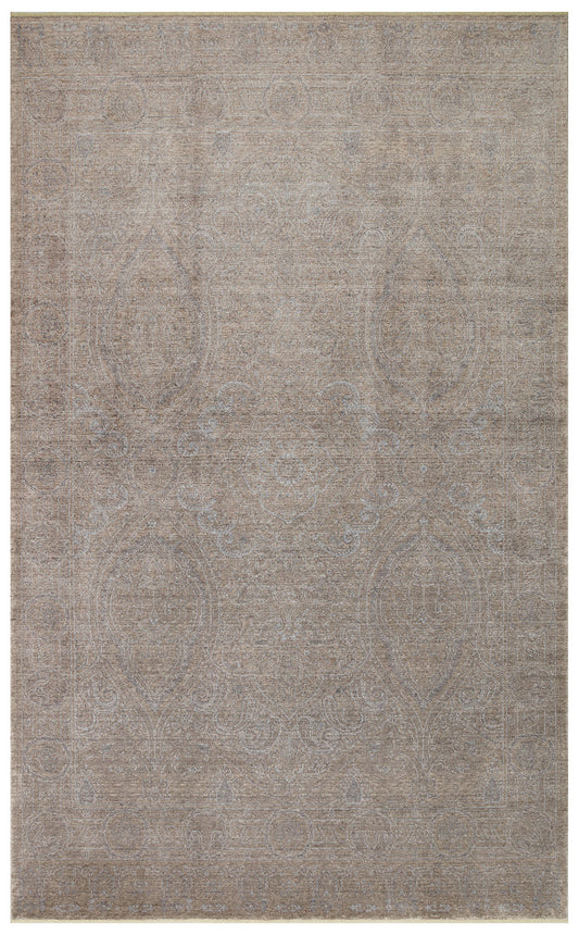 Uşak Carpet Special Beige Living Room Carpet Produced by Hand on Special Looms