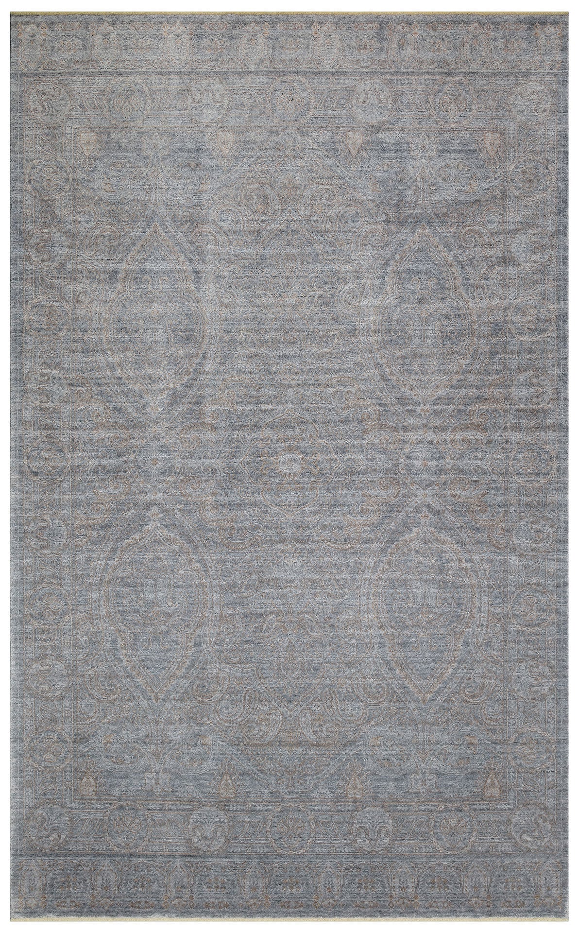 Uşak Carpet Special Gray Bronze Living Room Carpet Produced by Hand on Special Looms