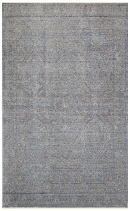 Uşak Carpet Special Gray Bronze Living Room Carpet Produced by Hand on Special Looms