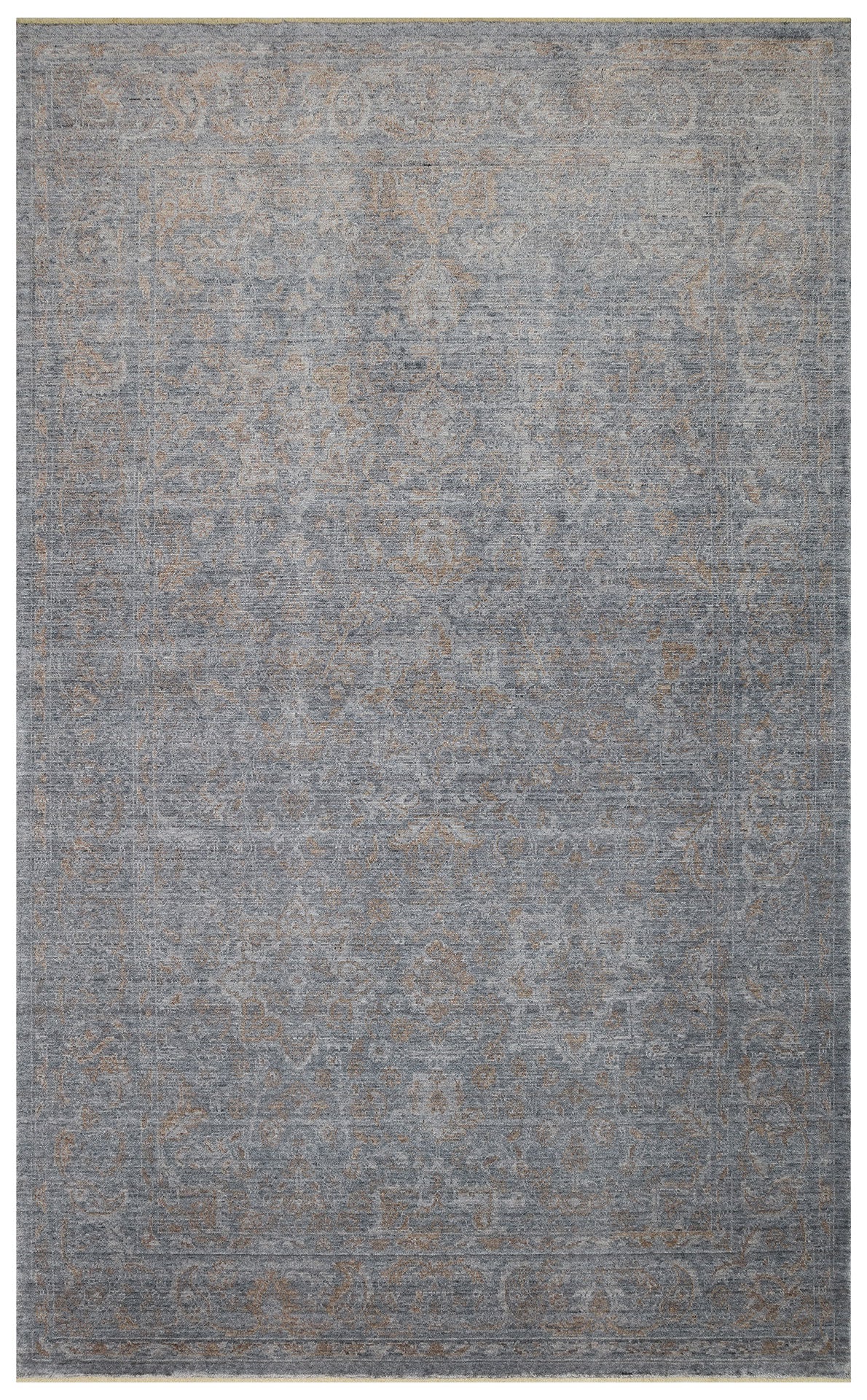 Uşak Carpet Special Gray Bronze Living Room Carpet Produced by Hand on Special Looms