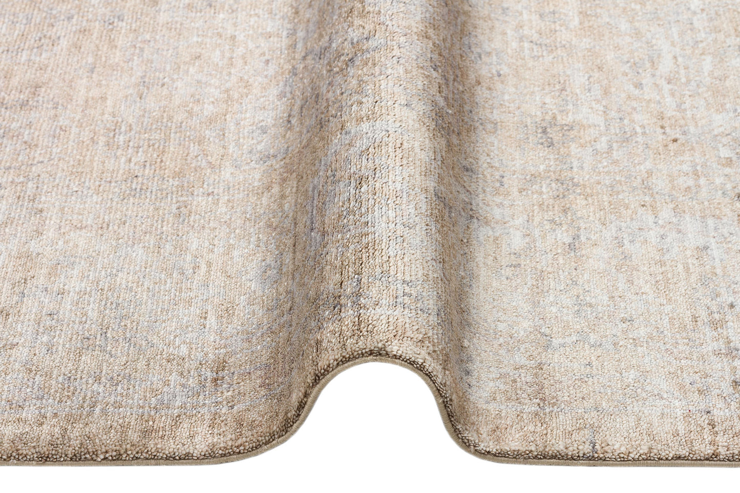 Uşak Carpet Special Beige Living Room Carpet Produced by Hand on Special Looms