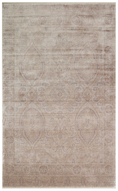 Uşak Carpet Special Beige Living Room Carpet Produced by Hand on Special Looms